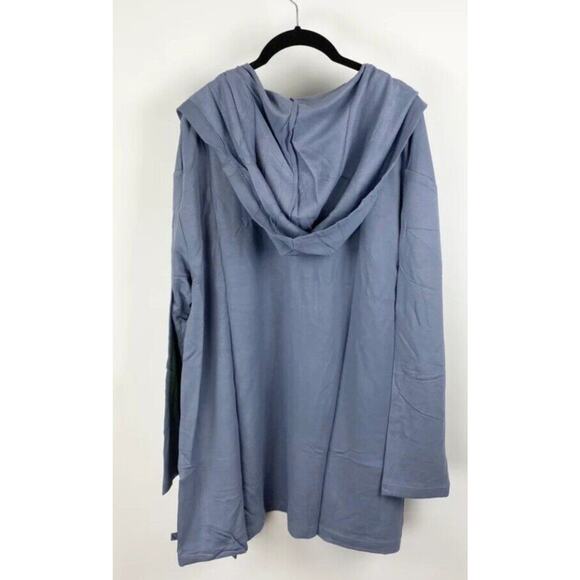 Koolaburra by UGG French Terry Hooded Cardigan • Blue • S • Cozy EUC - Picture 3 of 8